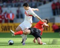 FUSSBALL  1. BUNDESLIGA  09/10    VfB Stuttgart - Bayer Leverkusen