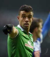 Fussball, 1. Bundesliga  Saison 2014/2015: Werder Bremen - Hertha BSC Berlin