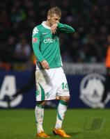 Fussball 1. Bundesliga: Bremen - Wolfsburg