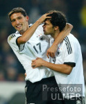 Fussball - EM-Qualifikation: Deutschland - Schottland, JUBEL BALLACK