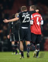 FUSSBALL INTERNATIONAL CHL ACHTELFINALE 12/13:  FC Arsenal London - FC Bayern Muenchen
