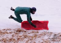 CRESTA RUN St. Moritz 2010  Brabazon Trophy  Sturz