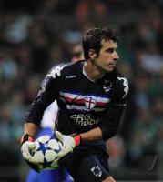 Fussball Champions League Play-Offs 1011: Torwart Curci  (Sampdoria Genua )