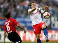 Fussball, 1. Bundesliga: Hamburg - Hannover