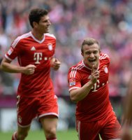 Fussball 1. Bundesliga  Saison  2012/2013:  Deutscher Meister 12/13 FC Bayern Muenchen