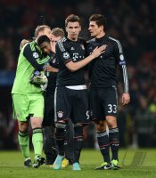 FUSSBALL INTERNATIONAL CHL ACHTELFINALE 12/13:  FC Arsenal London - FC Bayern Muenchen