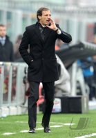 FUSSBALL SERIE A: Trainer Massimilliano Allegri (AC Mailand)