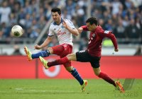 Fussball, 1. Bundesliga  Saison 2013/2014: Hannover 96 -  Hamburger SV