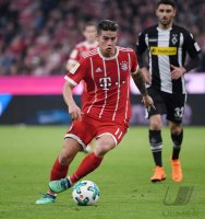 Fussball  1.Bundesliga   Saison 17/18: FC Bayern Muenchen - Borussia Moenchengladbach