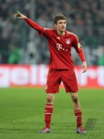 FUSSBALL  DFB POKAL SAISON  11/12  HALBFINALE: Thomas Mueller (FC Bayern Muenchen)