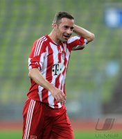 Fussball 1. Bundesliga : Fernseh Moderator Kai Pflaume (FC Bayern)