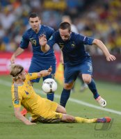 Fussball International Europameisterschaft 2012: Ukraine - Frankreich