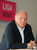 Fussball 1. Bundesliga  2011/2012:  Praesident Uli Hoeness (FC Bayern Muenchen)