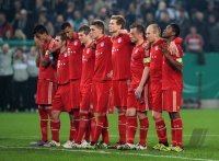 FUSSBALL  DFB POKAL SAISON  11/12  HALBFINALE: Teambild FC Bayern Muenchen
