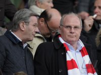 Fussball 1. Bundesliga  Saison 2010/2011: Praesident  Uli Hoeness (FC Bayern Muenchen)