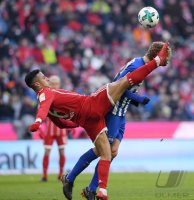 Fussball  1.Bundesliga   Saison 17/18: FC Bayern Muenchen -  Hertha BSC Berlin