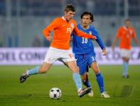 Fussball Nationalmannschaft :  Freundschaftsspiel , Italien - Niederlande