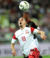 Fussball International EM 2012 - Testspiel :  Adrian Mierzejewski (Polen)