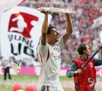 Fussball 1.Bundesliga JUBEL  FC Bayern Muenchen