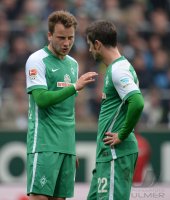 Fussball, 1. Bundesliga  Saison 2014/2015: SV Werder Bremen - Borussia Moenchengladbach