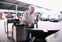 Politik, Wahlkampf CDU; Schmiedemeister Theo Wandel