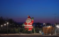 Weihnachtsbaumverkauf auf dem Tuebinger Festplatz