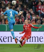 Fussball DFB Pokal Halbfinale 13/14: FC Bayern Muenchen - 1. FC Kaiserslautern