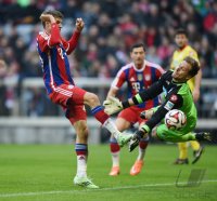 Fussball 1. Bundesliga Saison 14/15: FC Bayern Muenchen - TSG 1899 Hoffenheim
