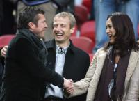 Fussball International: Matthaeus, Juergen und Debbie Klinsmann