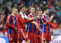 Fussball CHL 14/15 Achtelfinale: FC Bayern Muenchen - FC Schachtar Donezk