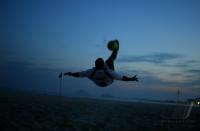  Children playing Beachsoccer on the Copa Cabana Beach/ Brazil bits for World Cup 2014