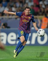 Fussball UEFA SUPER CUP 2011:  Lionel Messi (Barca)