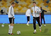Fussball Training  der Deutsche Nationalmannschaft in Kiew
