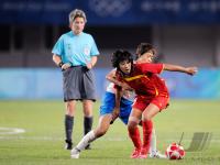 FUSSBALL  Olympia 2008   Viertelfinale  Frauen   China - Japan