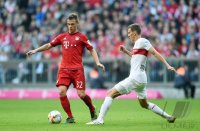 Fussball 1. Bundesliga Saison 15/16: FC Bayern Muenchen - VfB Stuttgart