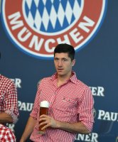 Fussball 1. Bundesliga 14/15: Robert Lewandowski (FC Bayern Muenchen)