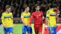 Fussball WM Qualifikation 2014 Playoff: Schweden - Portugal