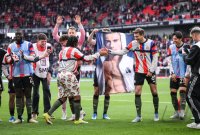 Fussball 1. Bundesliga  Saison  2025/2026  28. Spieltag SC Freiburg - FC Bayern Muenchen