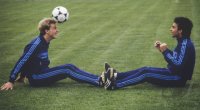 Fussball Albanien-Deutschland: Rummenigge, Mueller