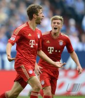 Fussball 1. Bundesliga, Saison 2012/2013:  FC Schalke 04 - FC Bayern Muenchen