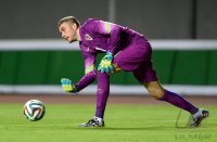 Fussball International Testspiel: Torwart Stipe Pletikosa (Kroatien)