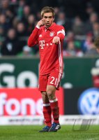 Fussball Bundesliga Saison 16/17: SV Werder Bremen - FC Bayern Muenchen