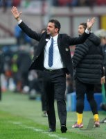 FUSSBALL SERIE A 2012/2013: Trainer Andrea Stramaccioni (Inter Mailand)