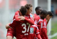 Fussball 2. BUNDESLIGA 13/14 : JUBEL Marcel Gaus (1. FC Kaiserslautern)