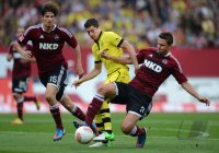 Fussball 1. Bundesliga, Saison 2012/2013: 1. FC Nuernberg - Borussia Dortmund