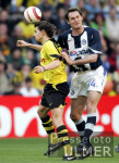 Fussball 1. Bundesliga: Dortmund - Berlin, Zweikampf