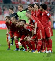 FUSSBALL DFB POKAL  Saison 2012/2013:  FC Bayern Muenchen - VfL Wolfsburg