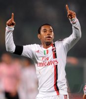 FUSSBALL SERIE A:  JUBEL Robinho (AC Mailand)