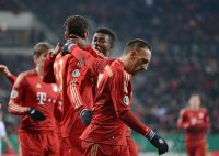 FUSSBALL DFB POKAL  Saison 2012/2013: Mario Gomez (FC Bayern Muenchen)