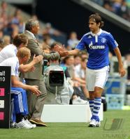 FUSSBALL: LIGA TOTAL CUP 2010 , 1. HALBFINALE: FC Schalke 04 - Hamburger SV
